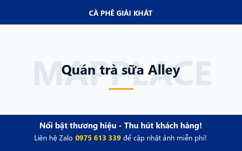 Quán trà sữa Alley