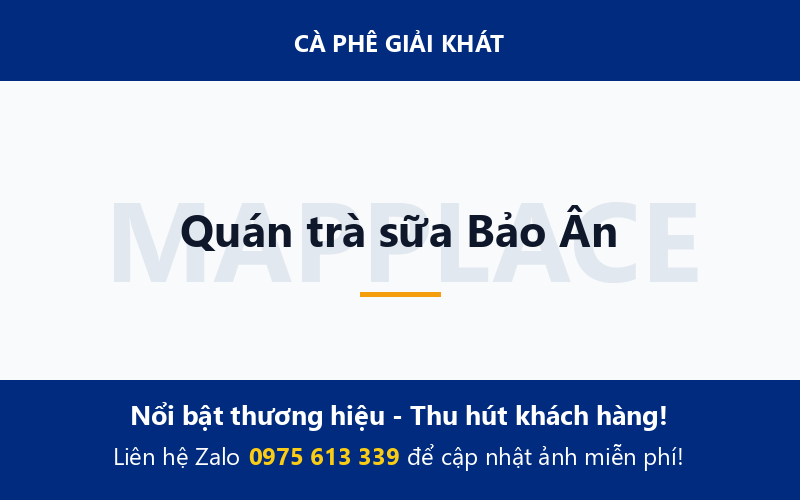Quán trà sữa Bảo Ân