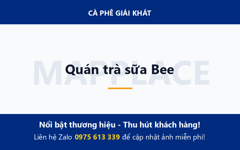 Quán trà sữa Bee
