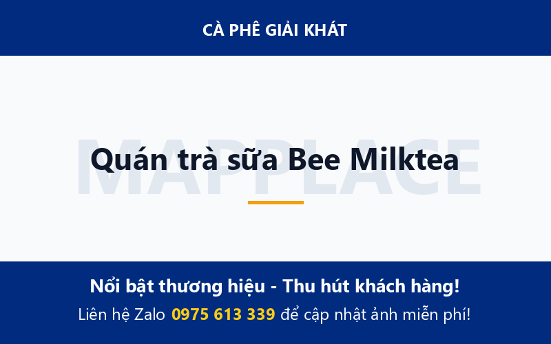 Quán trà sữa Bee Milktea