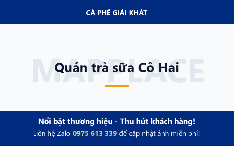 Quán trà sữa Cô Hai
