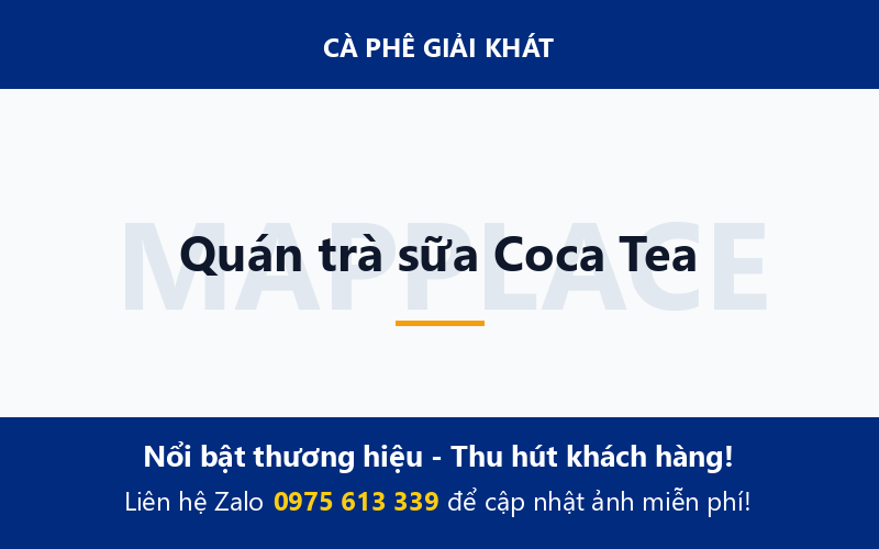 Quán trà sữa Coca Tea