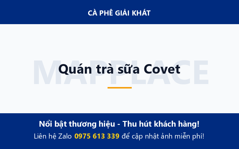 Quán trà sữa Covet