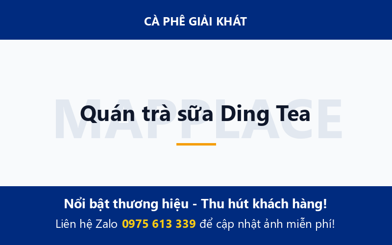Quán trà sữa Ding Tea
