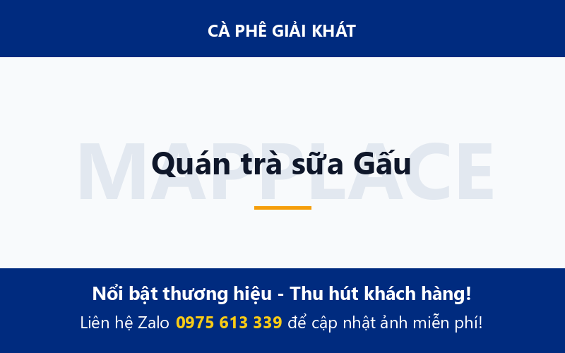 Quán trà sữa Gấu