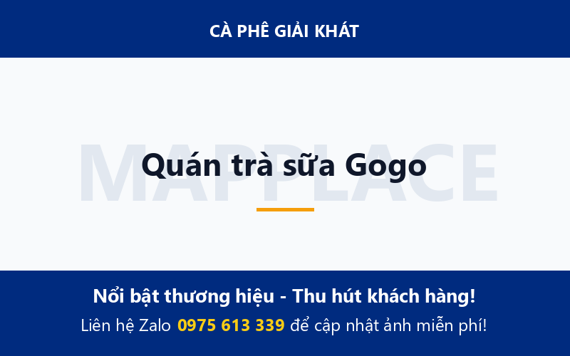 Quán trà sữa Gogo