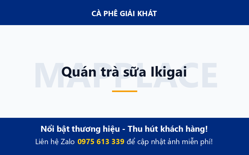 Quán trà sữa Ikigai