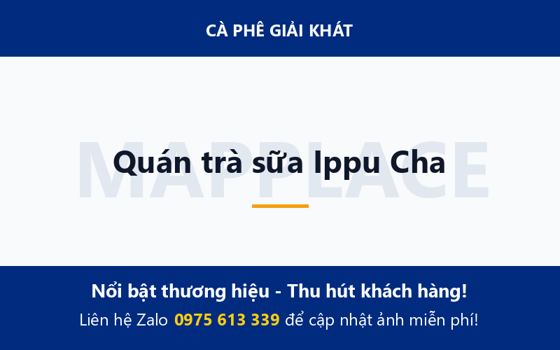 Quán trà sữa Ippu Cha
