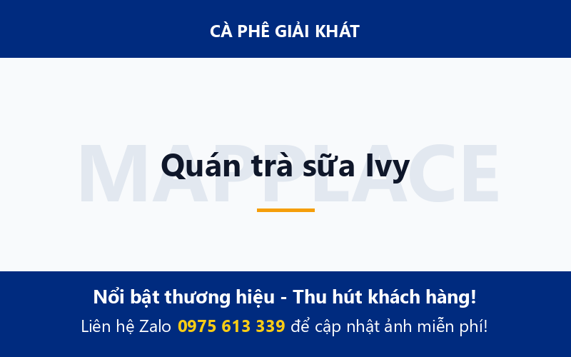 Quán trà sữa Ivy