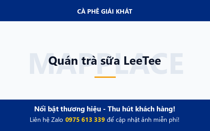 Quán trà sữa LeeTee