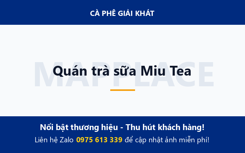 Quán trà sữa Miu Tea