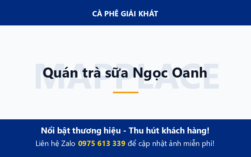 Quán trà sữa Ngọc Oanh