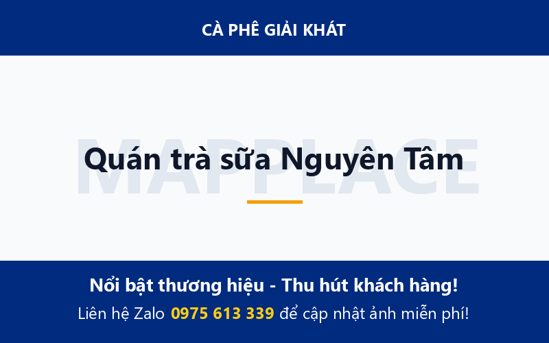 Quán trà sữa Nguyên Tâm