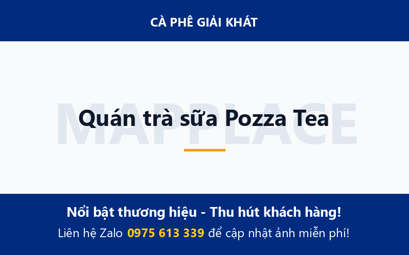 Quán trà sữa Pozza Tea