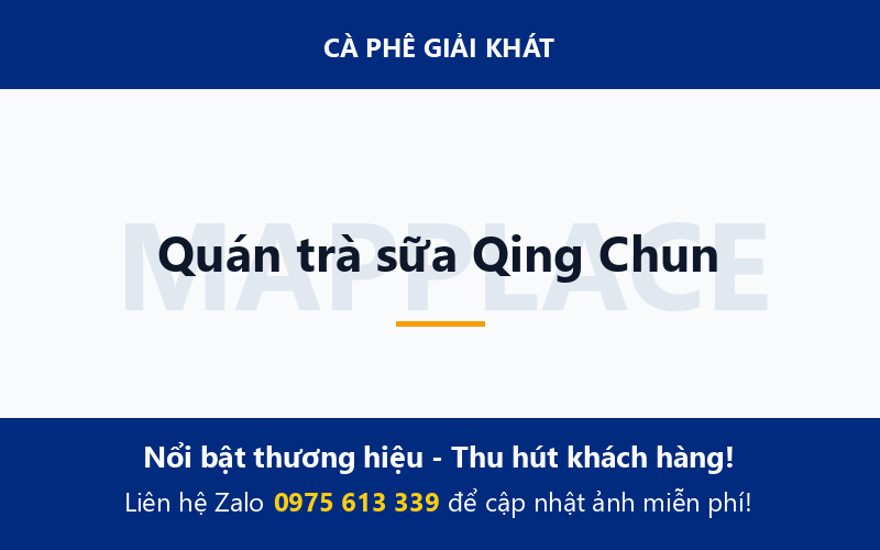 Quán trà sữa Qing Chun