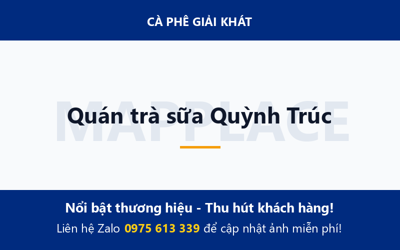 Quán trà sữa Quỳnh Trúc
