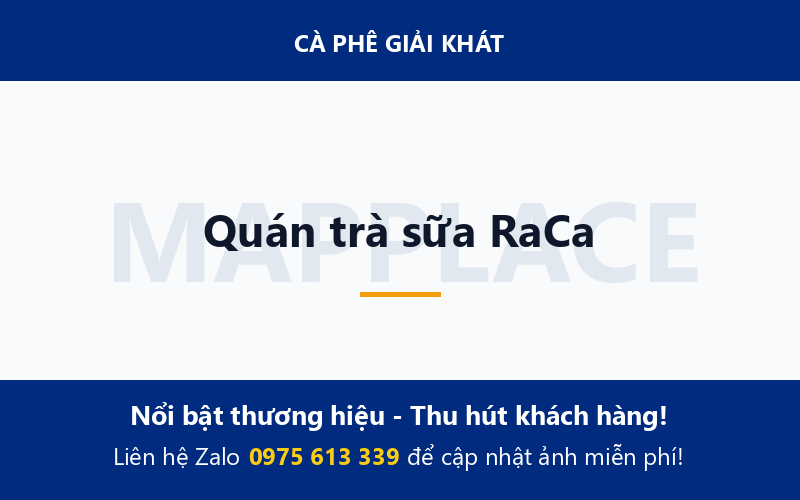Quán trà sữa RaCa