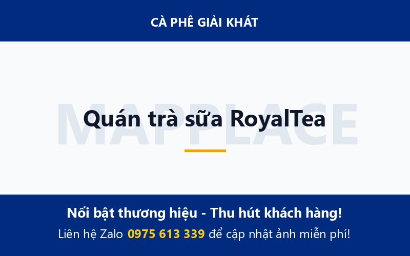 Quán trà sữa RoyalTea