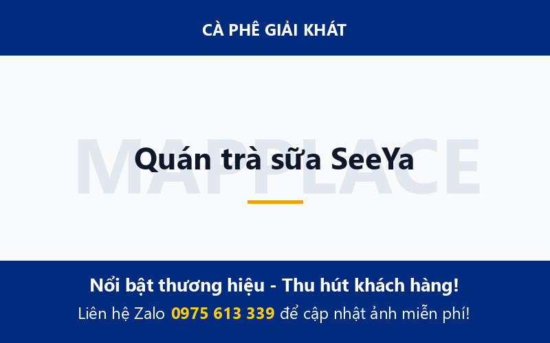 Quán trà sữa SeeYa