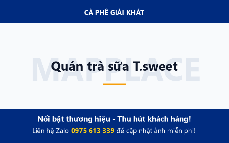 Quán trà sữa T.sweet