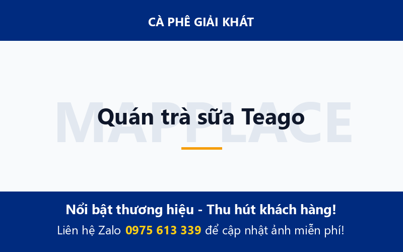 Quán trà sữa Teago