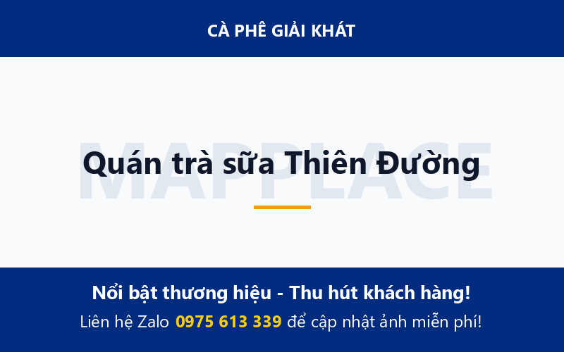 Quán trà sữa Thiên Đường