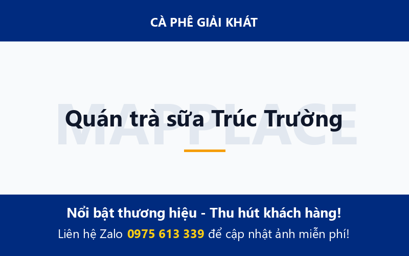 Quán trà sữa Trúc Trường