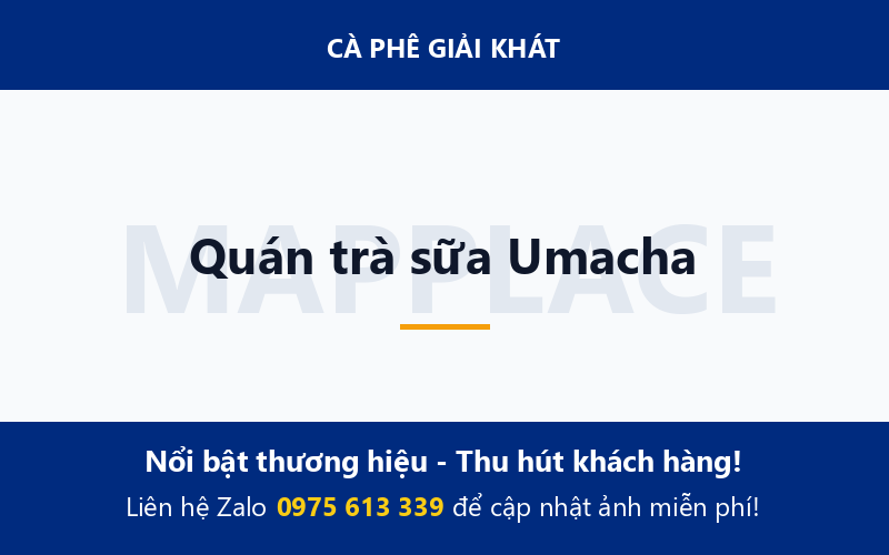 Quán trà sữa Umacha