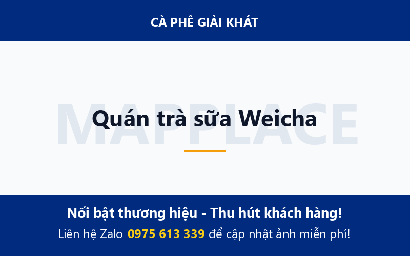 Quán trà sữa Weicha