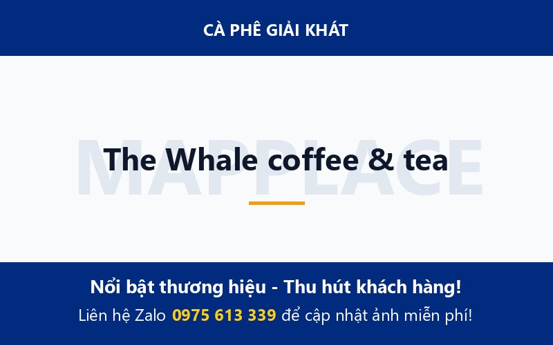 The Whale coffee & tea