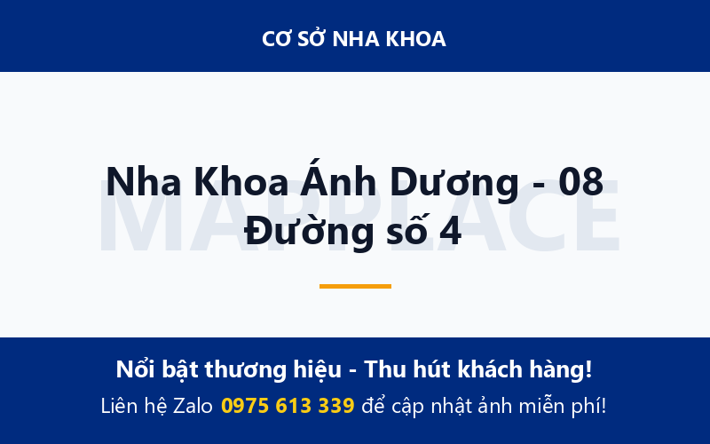 Nha Khoa Ánh Dương - 08 Đường số 4