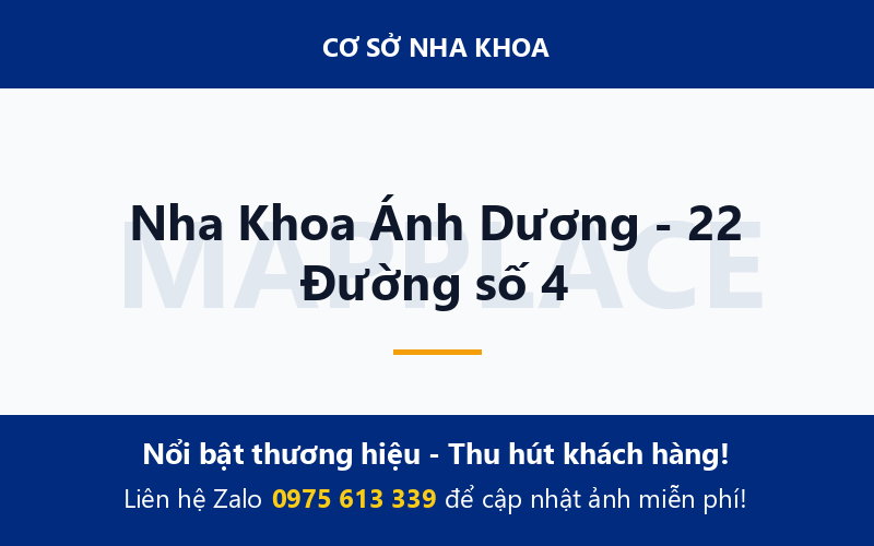 Nha Khoa Ánh Dương - 22 Đường số 4