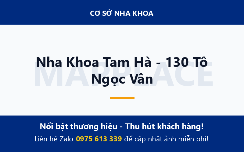 Nha Khoa Tam Hà - 130 Tô Ngọc Vân