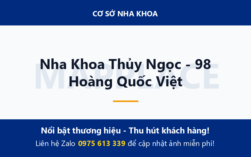 Nha Khoa Thủy Ngọc - 98 Hoàng Quốc Việt