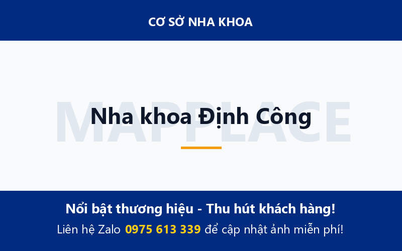 Nha khoa Định Công