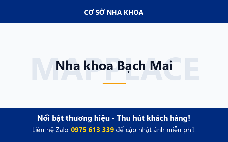 Nha khoa Bạch Mai