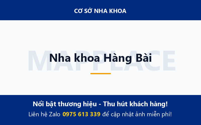 Nha khoa Hàng Bài