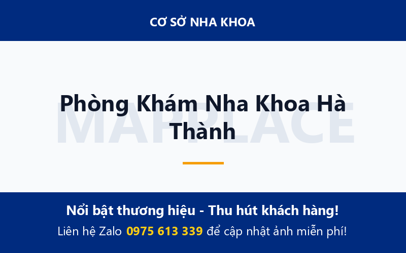 Phòng Khám Nha Khoa Hà Thành