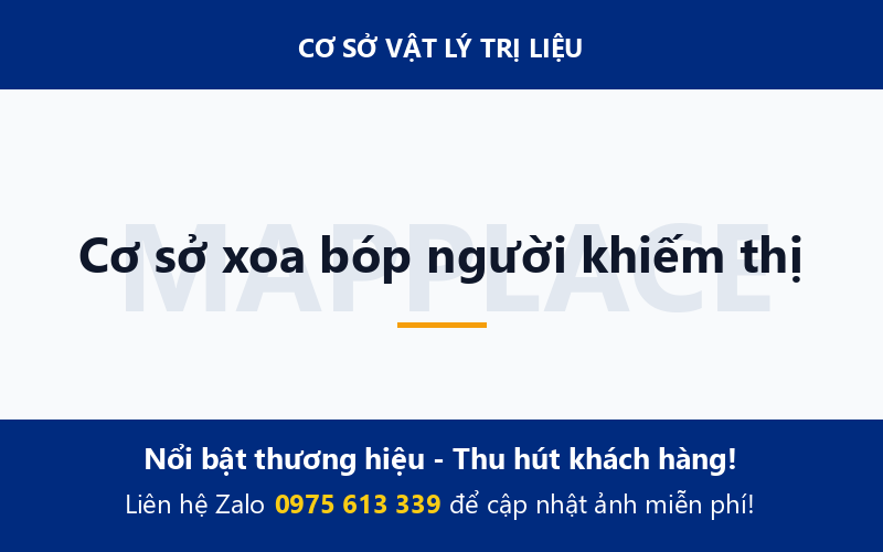 Cơ sở xoa bóp người khiếm thị