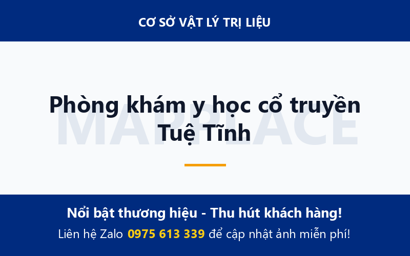 Phòng khám y học cổ truyền Tuệ Tĩnh