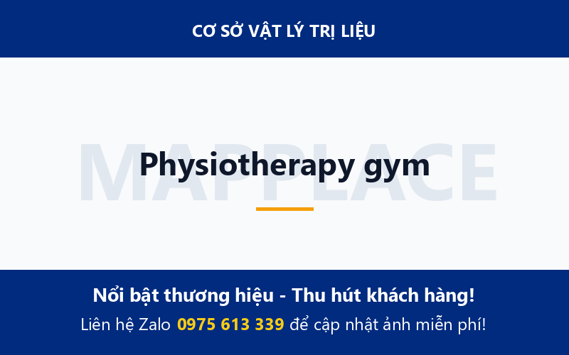 Physiotherapy gym
