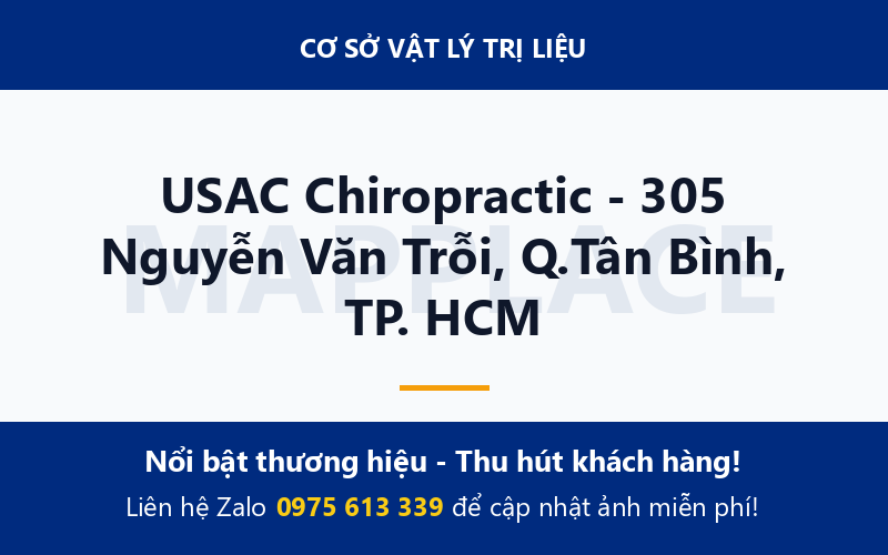 USAC Chiropractic - 305 Nguyễn Văn Trỗi, Q.Tân Bình, TP. HCM