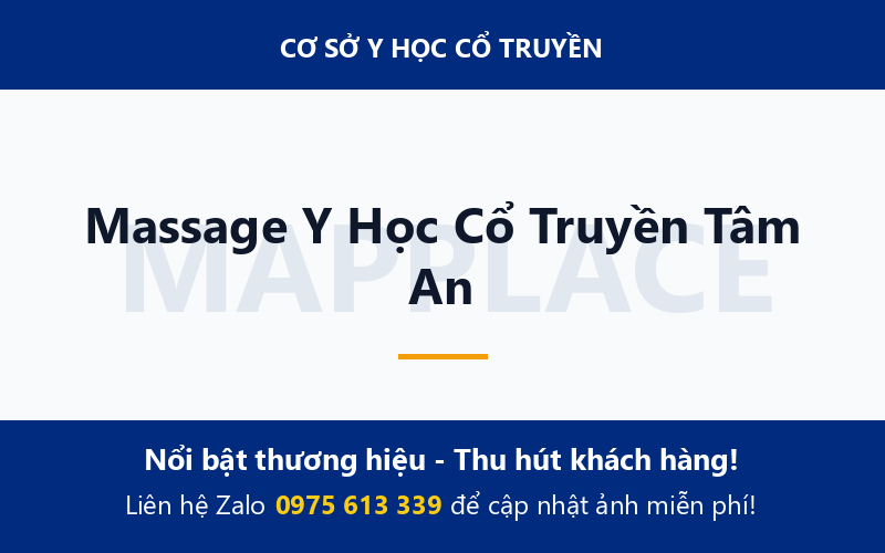 Massage Y Học Cổ Truyền Tâm An