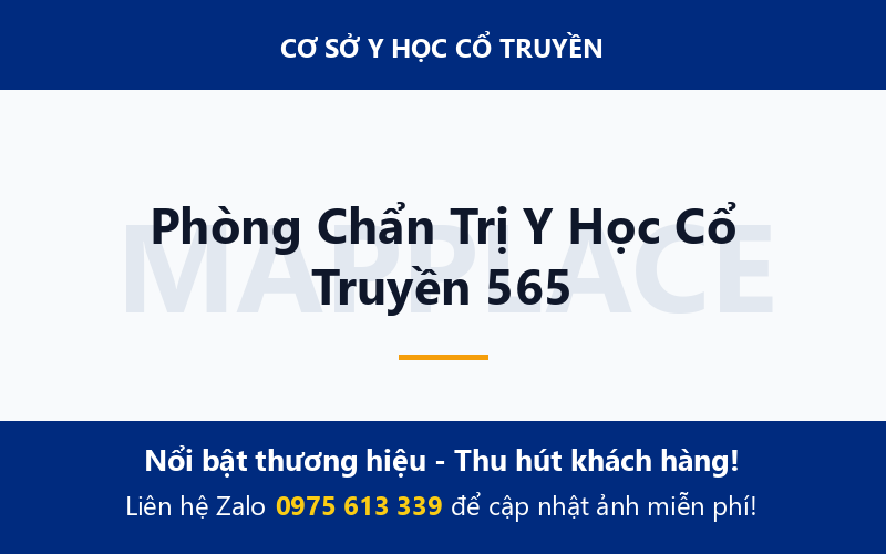 Phòng Chẩn Trị Y Học Cổ Truyền 565