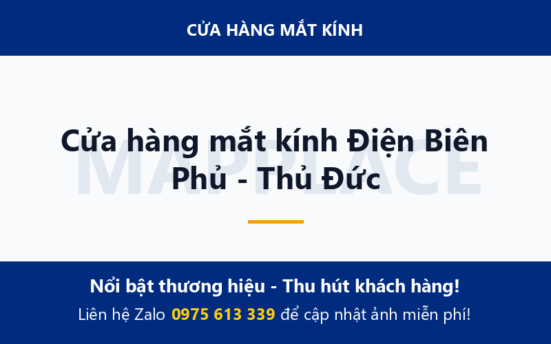 Cửa hàng mắt kính Điện Biên Phủ - Thủ Đức