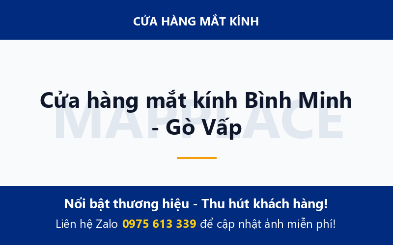 Cửa hàng mắt kính Bình Minh - Gò Vấp