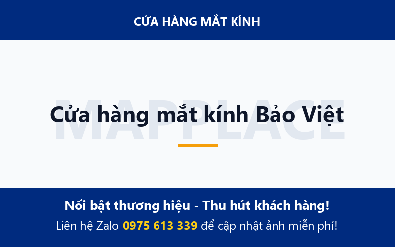 Cửa hàng mắt kính Bảo Việt