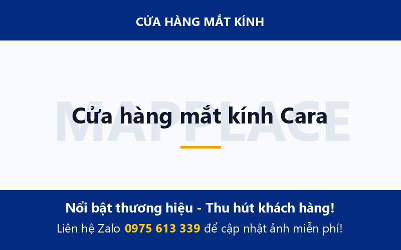 Cửa hàng mắt kính Cara