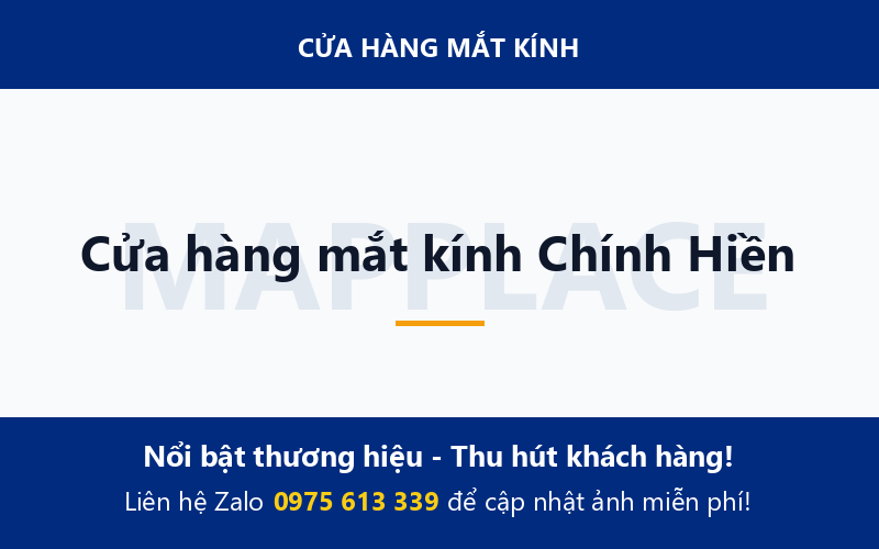 Cửa hàng mắt kính Chính Hiền