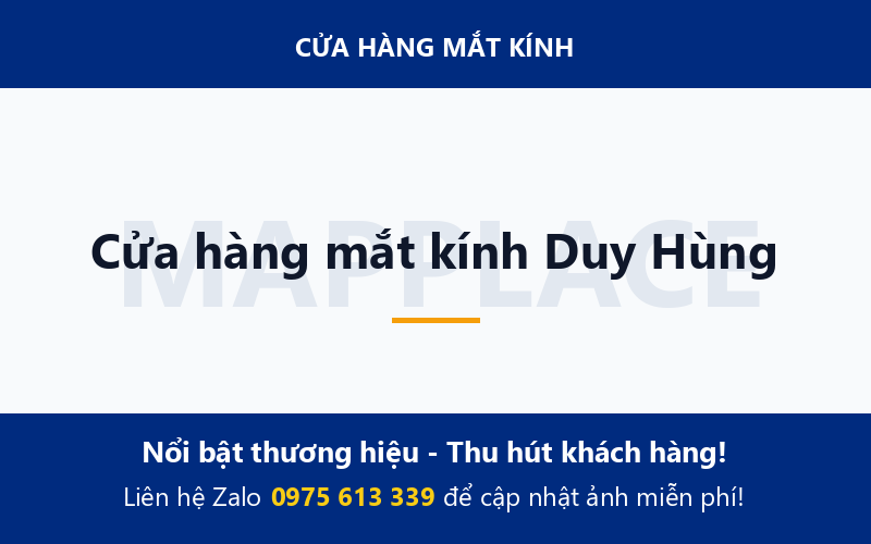 Cửa hàng mắt kính Duy Hùng